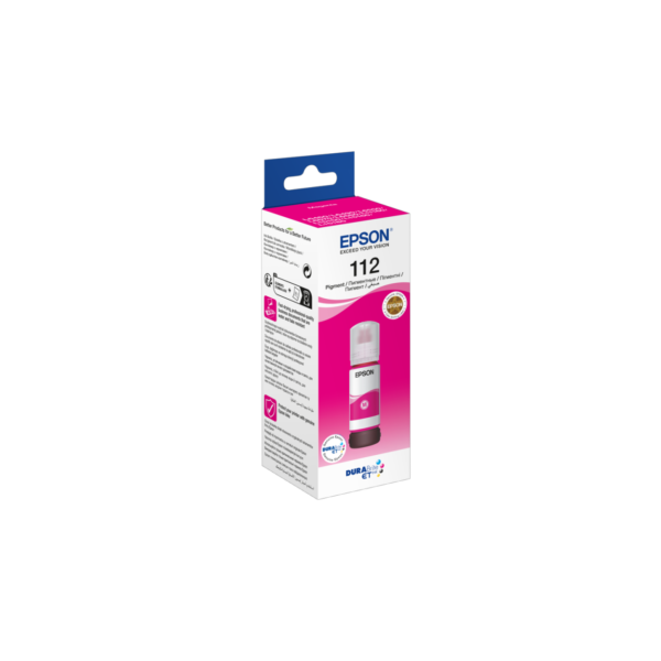 EPSON T06C3 (112) EcoTank Magenta Kırmızı Şişe Mürekkep 70 ml