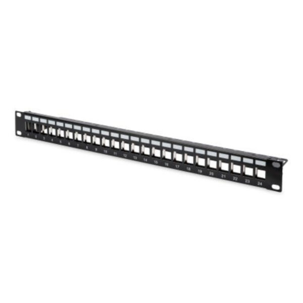 Digitus DN-91411 24 PORT Boş Patch Panel, Zırhlı, 1U