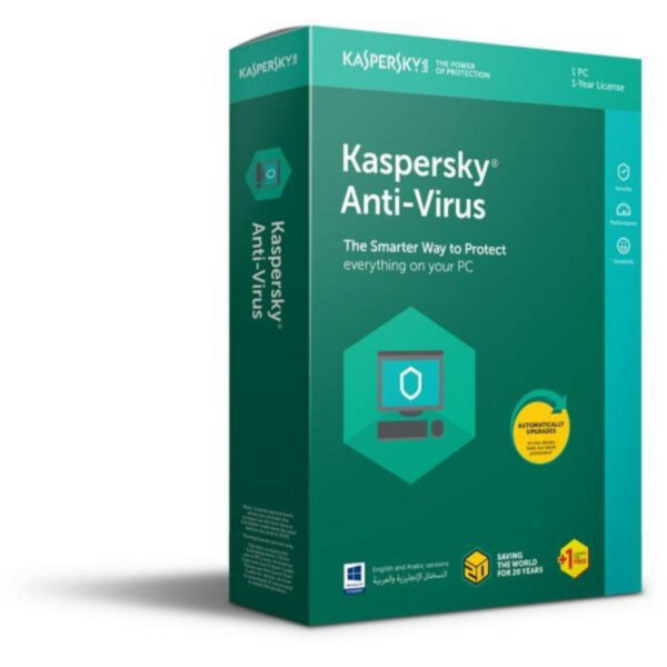 KASPERSKY ANTIVIRUS 4 KULLANICILI  TR 1 YIL DVD