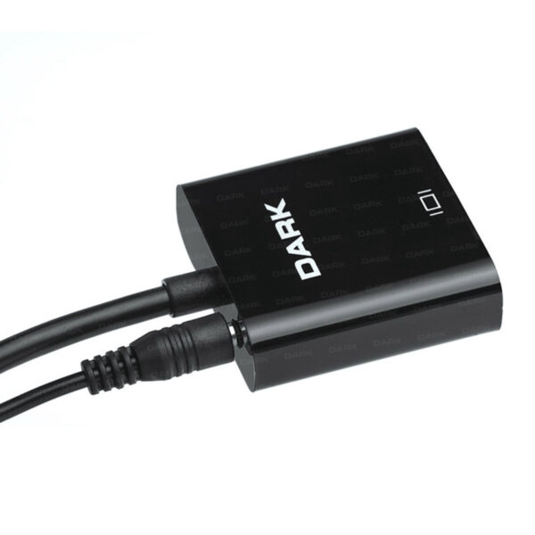 DARK Kablolu HDMI- Analog VGA ve Ses Aktif Çevirici
