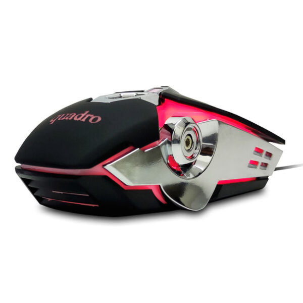 QUADRO RC-112  USB Kablolu RGB Oyuncu Mouse - Görsel 2