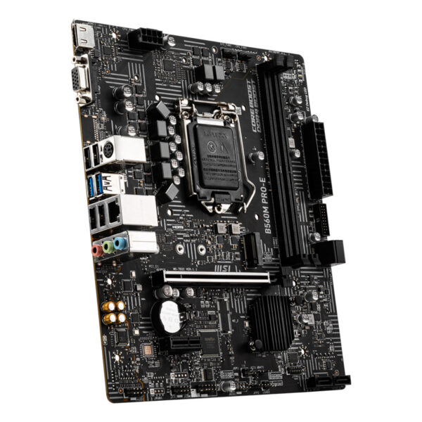 MSI B560M PRO-E SOKET 1200 DDR4 4800 (OC) PCI-E Gen 4 ,M.2 USB3.2 1x 1G LAN mATX