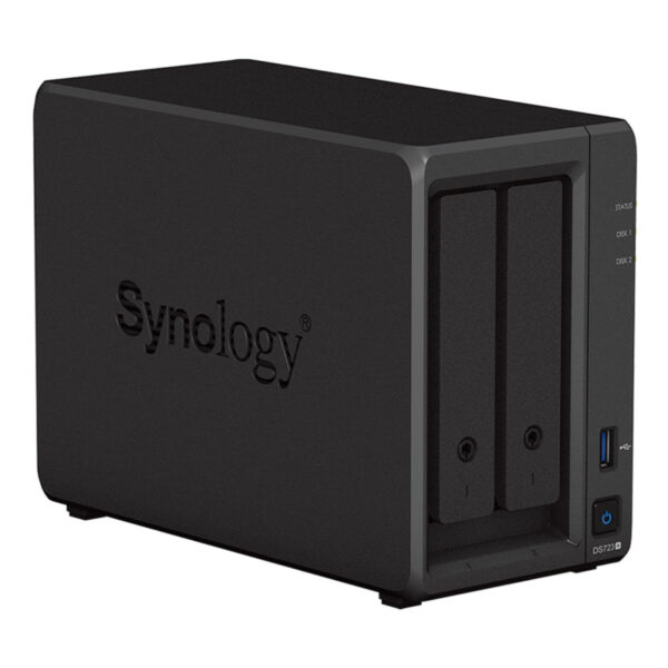 SYNOLOGY DS723Plus (2 Yuvalı, 2xGE, 1xEsata) Nas Depolama Ünitesi - Görsel 2