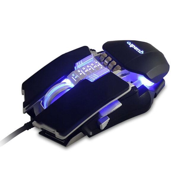 QUADRO DP-480 USB Kablolu RGB Oyuncu Mouse - Görsel 3