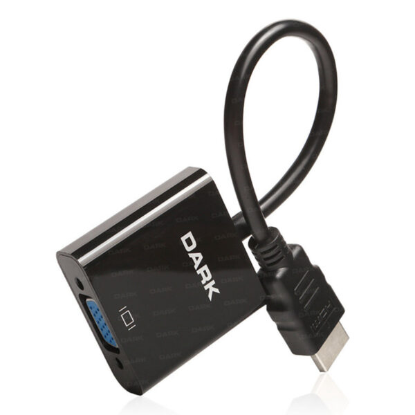 DARK Kablolu HDMI- Analog VGA ve Ses Aktif Çevirici - Görsel 2