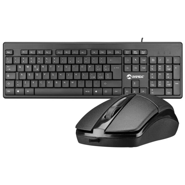 EVEREST KM-515 Siyah Usb Combo Q Standart Klavye + Mouse Set - Görsel 6