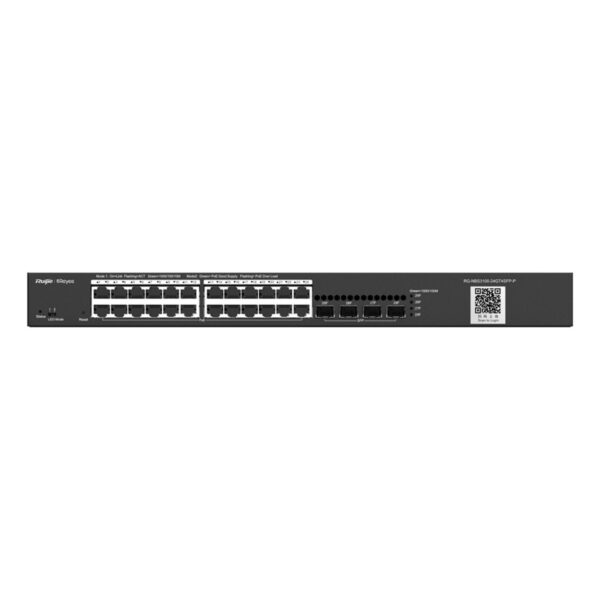 RUIJIE RG-NBS3100-24GT4SFP-P 24GE PoE Port (370W),4xSFP Yönetilebilir Switch - Görsel 2