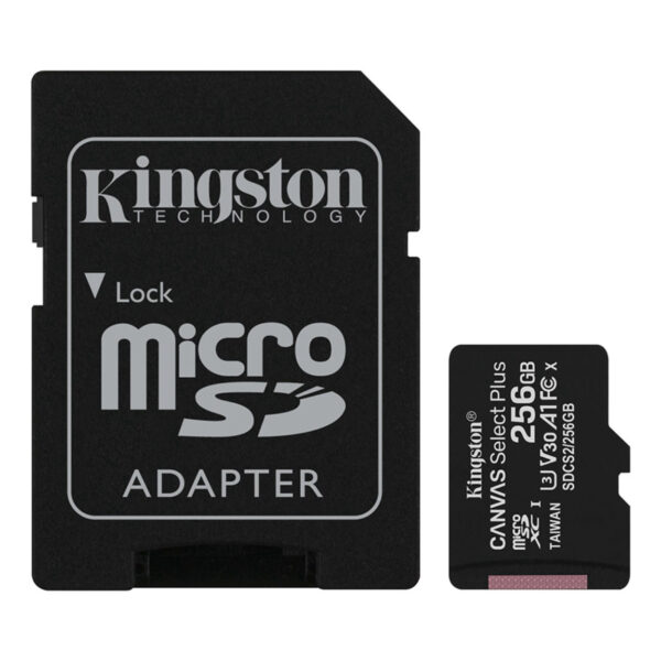 KINGSTON 256GB Class10 UHS-I SDXC Canvas Select Plus microSD Hafıza Kartı - Görsel 2