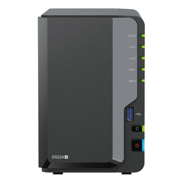 SYNOLOGY DS224Plus (2 Yuvalı, 2xGE) Nas Depolama Ünitesi - Görsel 2