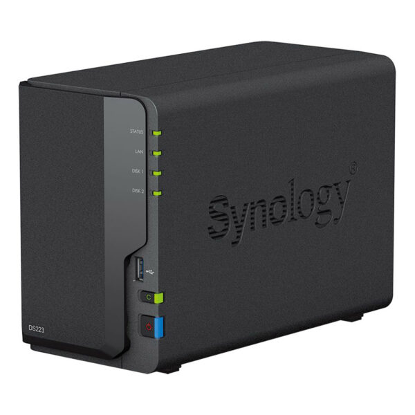 SYNOLOGY DS223 (2 Yuvalı, 1xGE) Nas Depolama Ünitesi - Görsel 2