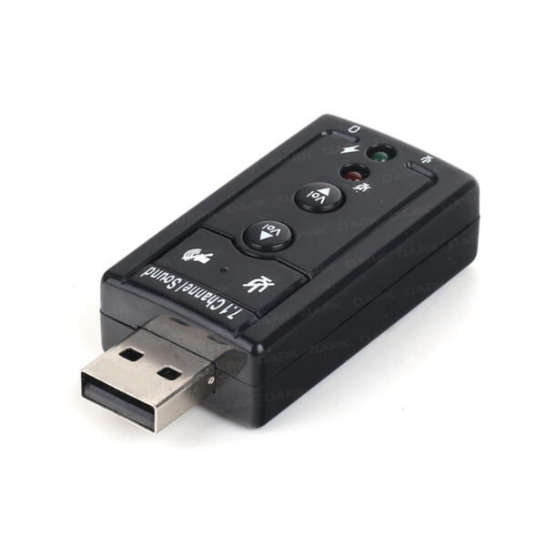 DARK USB2.0 7.1 Stereo Ses Efektli Ses Kartı (Windows ve MAC Destekli) - Görsel 6