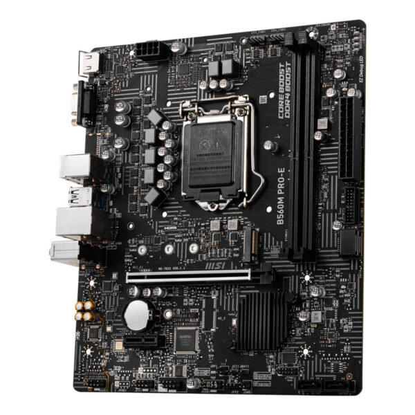 MSI B560M PRO-E SOKET 1200 DDR4 4800 (OC) PCI-E Gen 4 ,M.2 USB3.2 1x 1G LAN mATX - Görsel 5