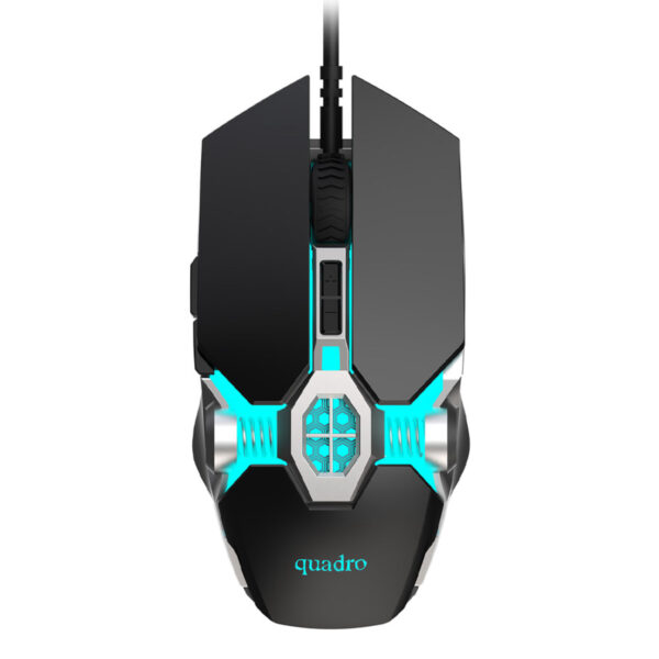 QUADRO RC-112  USB Kablolu RGB Oyuncu Mouse - Görsel 9