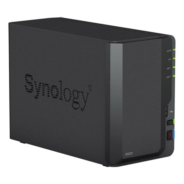 SYNOLOGY DS223 (2 Yuvalı, 1xGE) Nas Depolama Ünitesi - Görsel 4