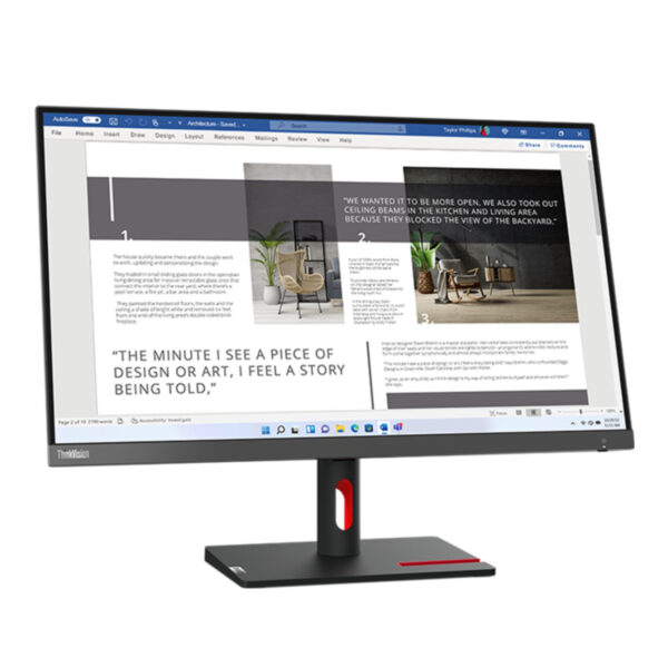 27" LENOVO S27i-30  FHD 4MS 100HZ 2xHDMI 1xVGA - Görsel 2