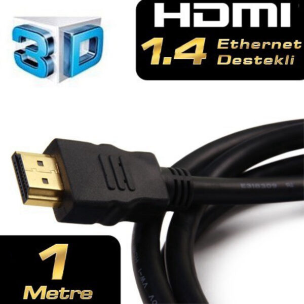 DARK 1m  v1.4 4K ve Ağ Destekli HDMI Kablo