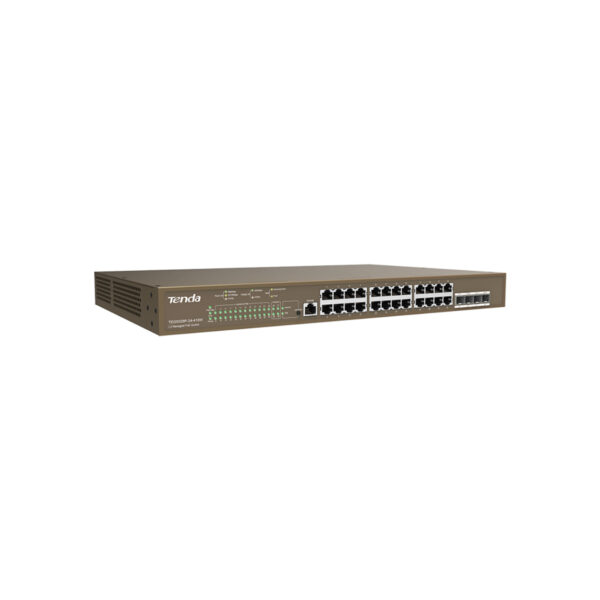 TENDA TEG5328P-24-410W 24GE PoE Port (370W), 4xSFP L3 Yönetilebilir Switch - Görsel 3