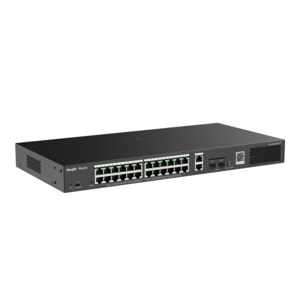 RUIJIE REYEE RG-ES228GS-P 24GE Port 370W Poe,2GE SFP,2GE RJ-45  Uplink Yönetil - Görsel 4