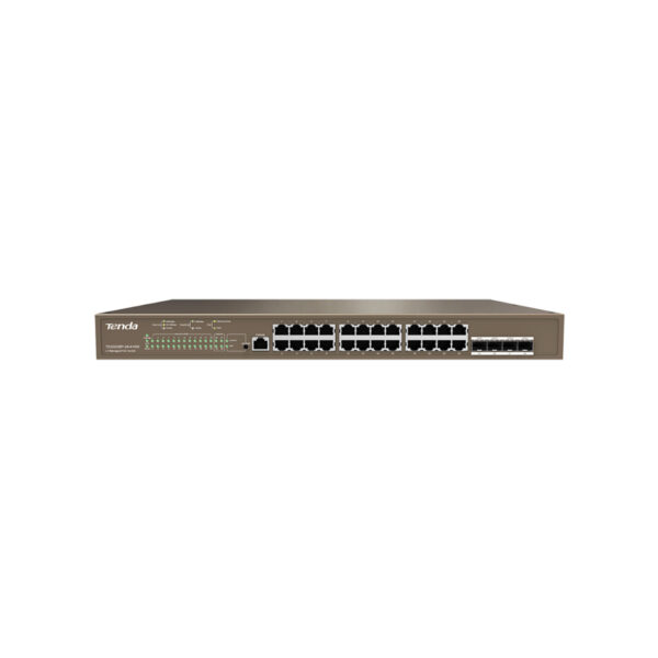 TENDA TEG5328P-24-410W 24GE PoE Port (370W), 4xSFP L3 Yönetilebilir Switch - Görsel 4