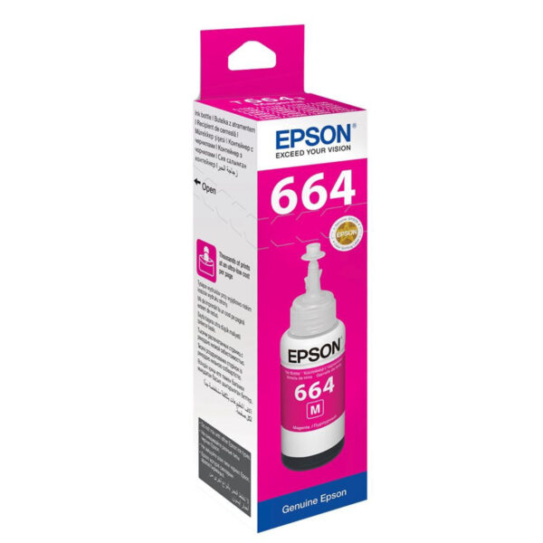 EPSON T6643 L100/ L200/ L300 MAGENTA MÜREKKEP 70ML