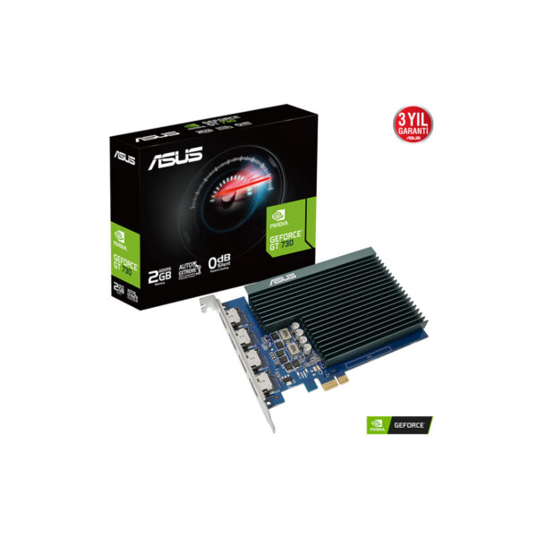 2 GB ASUS GT730-4H-SL-2GD5 GDDR5 Low Profile 64bit