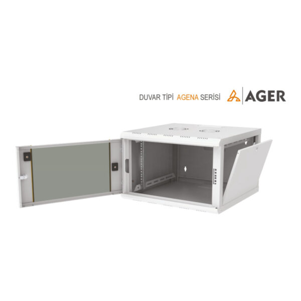 AGER Agena 7U W=600mm D=600mm 19'' Duvar Tipi Kabinet