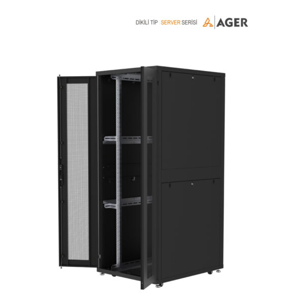 AGER Server Serisi 36U W=600mm D=1000mm 19''  Dikili Tip Kabinet