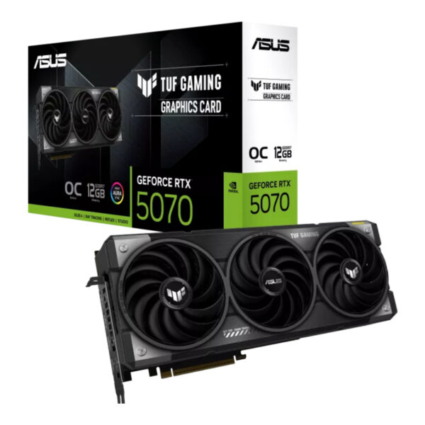 12 GB ASUS TUF-RTX5070-12G-GAMING RTX 5070 GDDR7 192bit OC 2xHDMI 3xDP RGB DLSS4