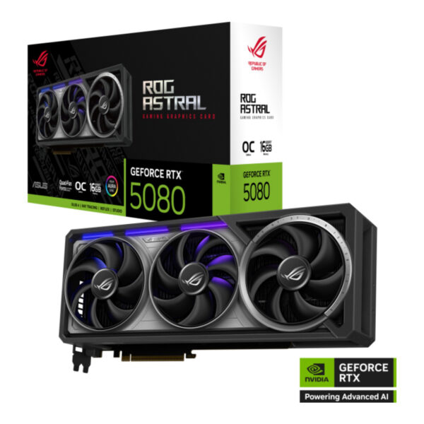 16 GB ASUS ROG-ASTRAL-RTX5080-O16G-GAMING RTX 5080 GDDR7 256bit OC 2xHDMI 3xDP R - Görsel 2