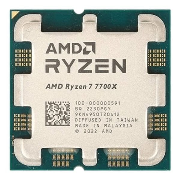 AMD Ryzen 7 7700X 4.5GHz/5.4GHz 40MB 8C/16T AM5 105W Dahili Radeon Fansız Tray