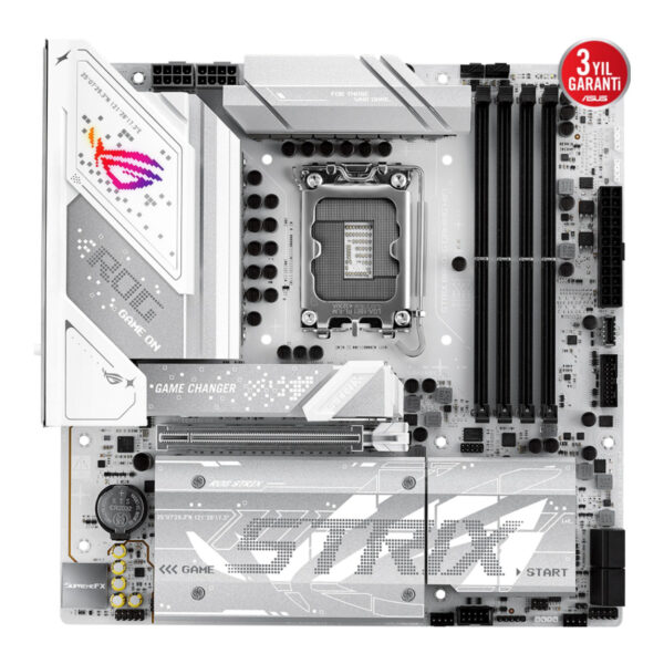 ASUS ROG STRIX B860-G GAMING LGA1851 DDR5 8600 4xM2 WiFi 7+BT AURA RGB 2.5Gbit - Görsel 6