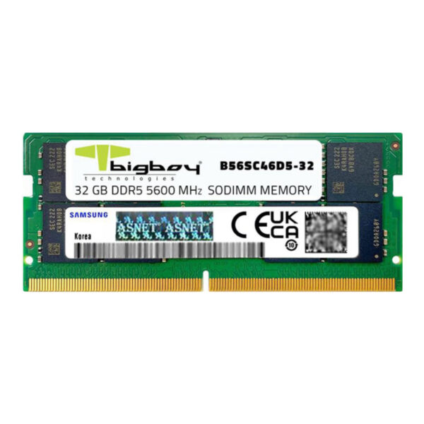 Samsung Bigboy Sodimm 32 GB DDR5 5600MHz CL46 Notebook Ram