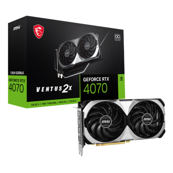 12 GB MSI VGA GEFORCE RTX 4070 VENTUS 2X E 12G OC GDDR6X 192B P4 (3XDP 1XHDMI) - Görsel 4