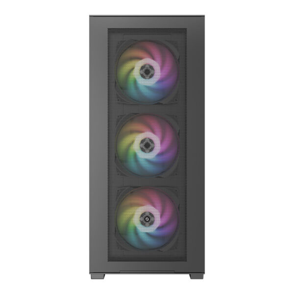 FRISBY FC-9535G GAMING MESH KASA 4X RGB FAN (650w 80+) - Görsel 6