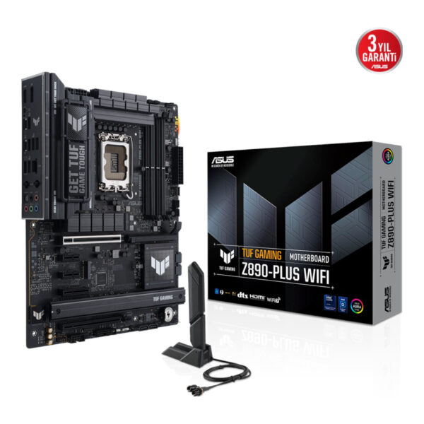 ASUS TUF GAMING Z890-PLUS WIFI LGA1851 DDR5 9066 4xM2 WiFi7+BT AURA RGB 2.5GLAN