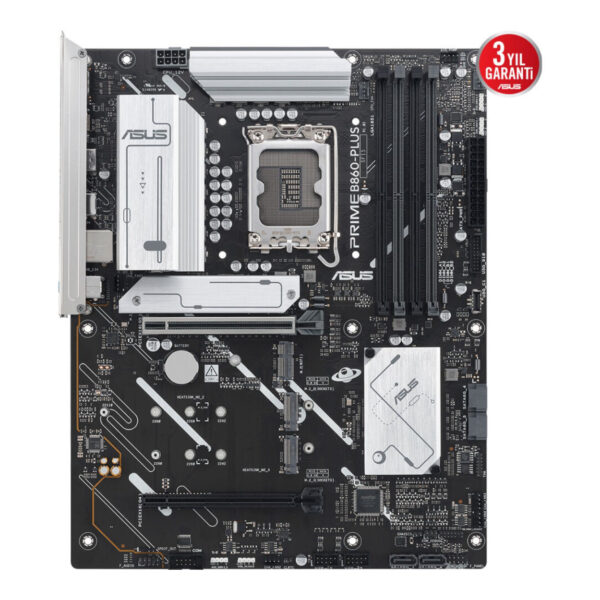 ASUS PRIME B860-PLUS-CSM LGA1851 DDR5 8200 AURA RGB 2.5Gbit LAN ATX 8+1+1 - Görsel 2