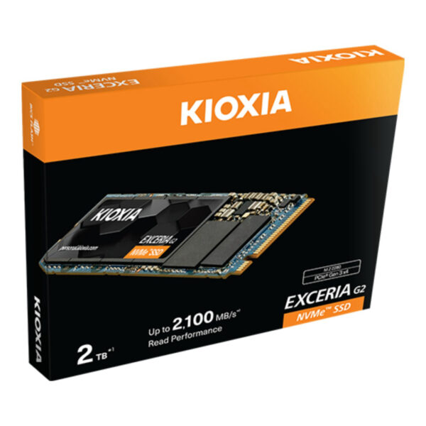 KIOXIA EXCERIA G2 500  NVMe PCIe M.2  2100/1700MB/sn SSD