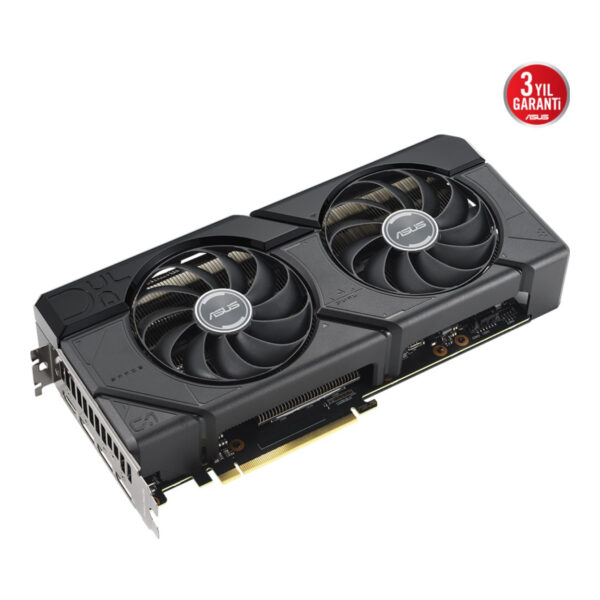 12 GB ASUS DUAL RX7700XT-O12G RX 7700 XT GDDR6 192bit 2599Mhz OC HDMI 3xDP - Görsel 3