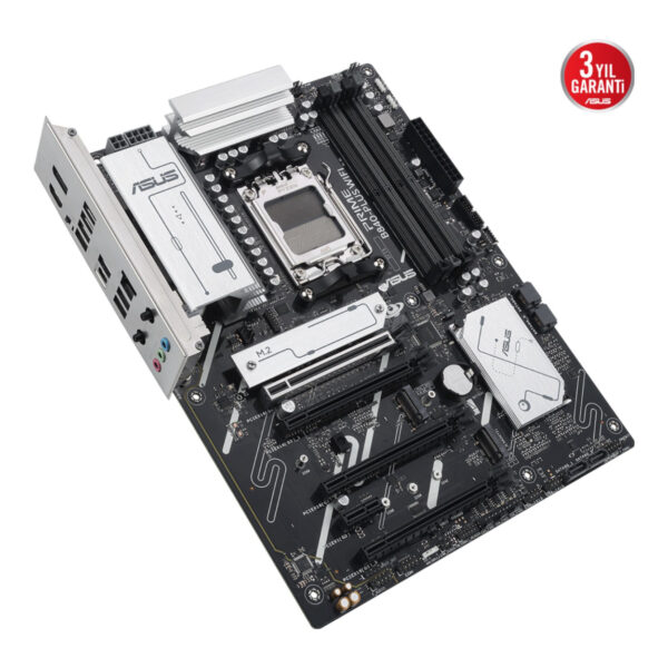 ASUS PRIME B840-PLUS WIFI AM5 DDR5 7600 3xM2 USB3.2 AURA RGB 2.5Gbit LAN ATX - Görsel 3