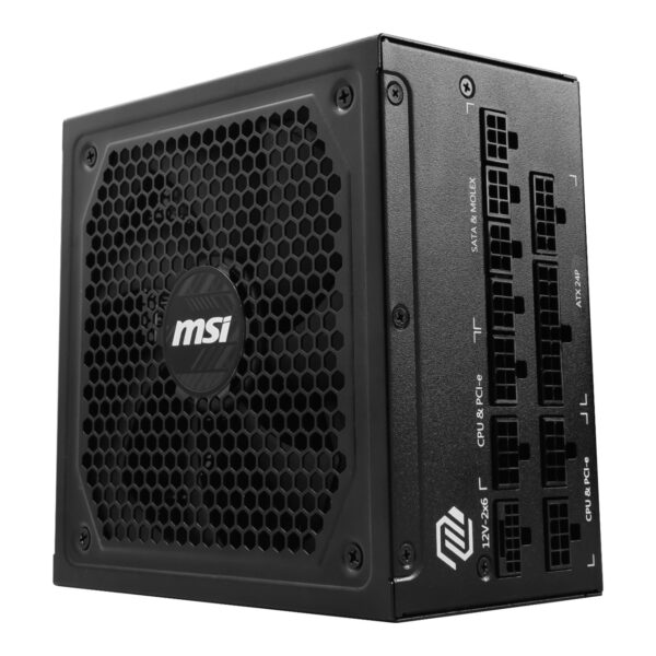 MSI MAG A1250GL PCIE5 1250W 80+ GOLD POWER SUPPLY - Görsel 3