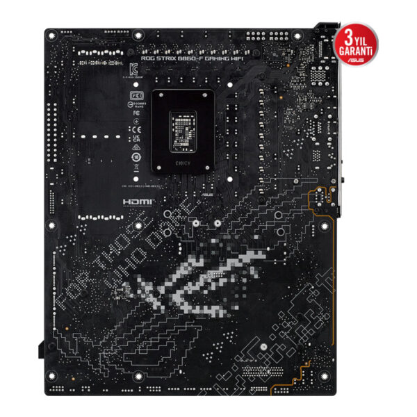 ASUS ROG STRIX B860-F GAMING WIFI LGA1851 DDR5 9066 WiFi 7+BT AURA RGB 2.5Gbit L - Görsel 6