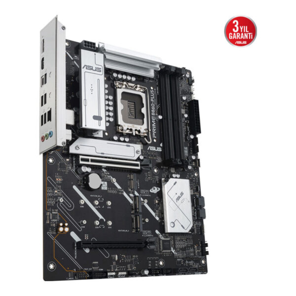 ASUS PRIME B860-PLUS-CSM LGA1851 DDR5 8200 AURA RGB 2.5Gbit LAN ATX 8+1+1 - Görsel 6