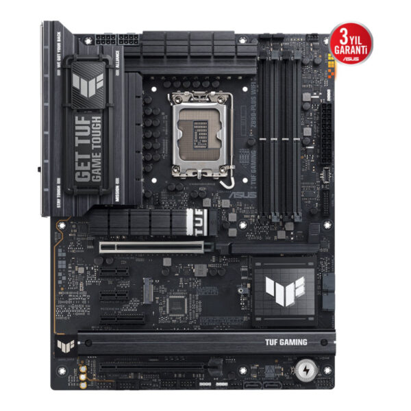 ASUS TUF GAMING Z890-PLUS WIFI LGA1851 DDR5 9066 4xM2 WiFi7+BT AURA RGB 2.5GLAN - Görsel 8