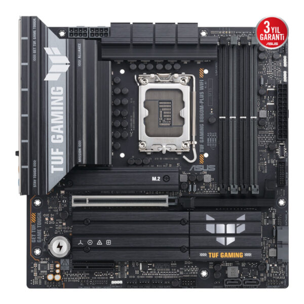 ASUS TUF GAMING B860M-PLUS WIFI LGA1851 DDR5 8800 WiFi 7+BT AURA RGB 2.5GLAN mAT - Görsel 4