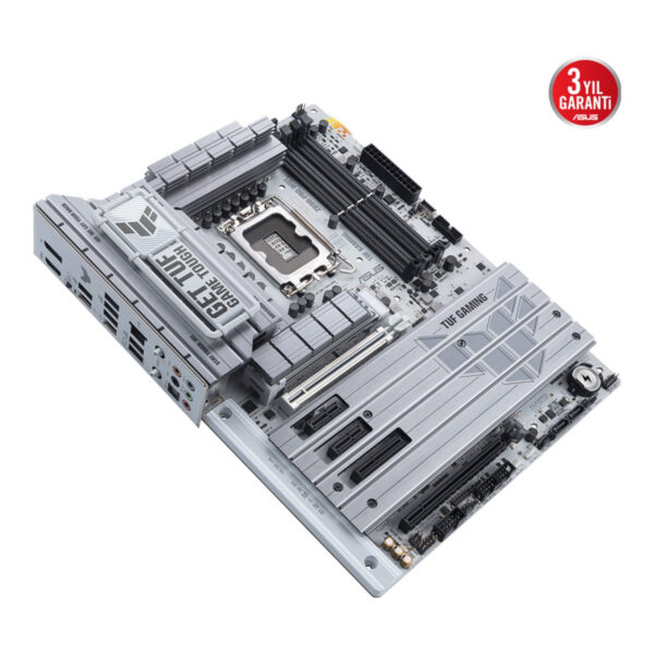 ASUS TUF GAMING Z890-PRO WIFI LGA1851 DDR5 9066 4xM2 WiFi7+BT AURA RGB 2.5GLAN - Görsel 5