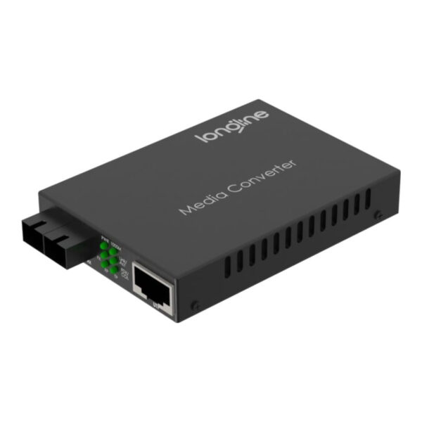 Longline 10/100/1000M 1310nm SM 10Km SC Media Converter - Görsel 2