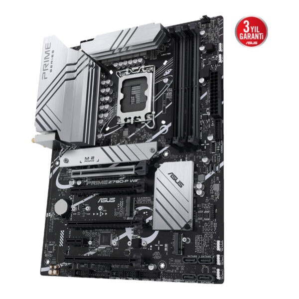 ASUS PRIME Z790-P WIFI LGA1700 DDR5 7200 DP HDMI 3xM2 USB3.2 AX WiFi+BT AURA ATX - Görsel 4