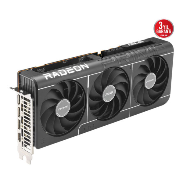 16 GB ASUS PRIME-RX9070-O16G AMD RX 9070XT GDDR6 OC EKRAN KARTI - Görsel 3