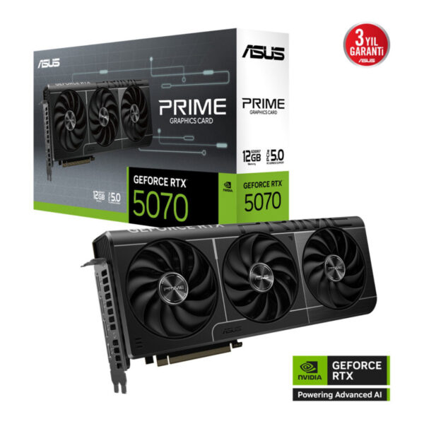 12 GB ASUS PRIME-RTX5070-12G RTX 5070 GDDR7 192bit OC 1xHDMI 3xDP DLSS4 - Görsel 7