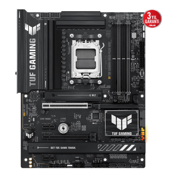 ASUS TUF GAMING B850-PLUS WIFI AM5 DDR5 8000 WiFi 7+BT 2.5GLAN ATX - Görsel 4